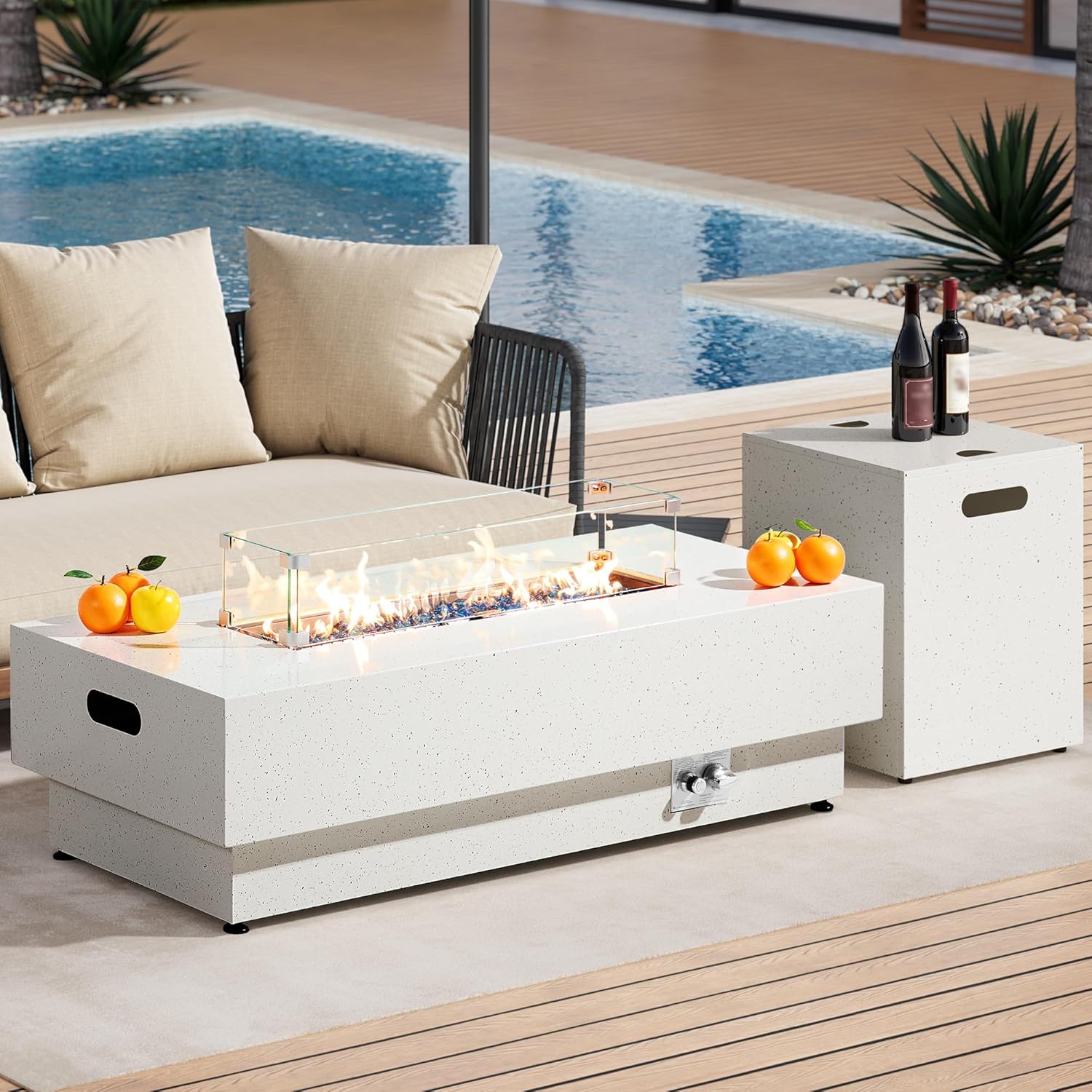 IRONCK 50-Inch Outdoor Propane Fire Pit Table review