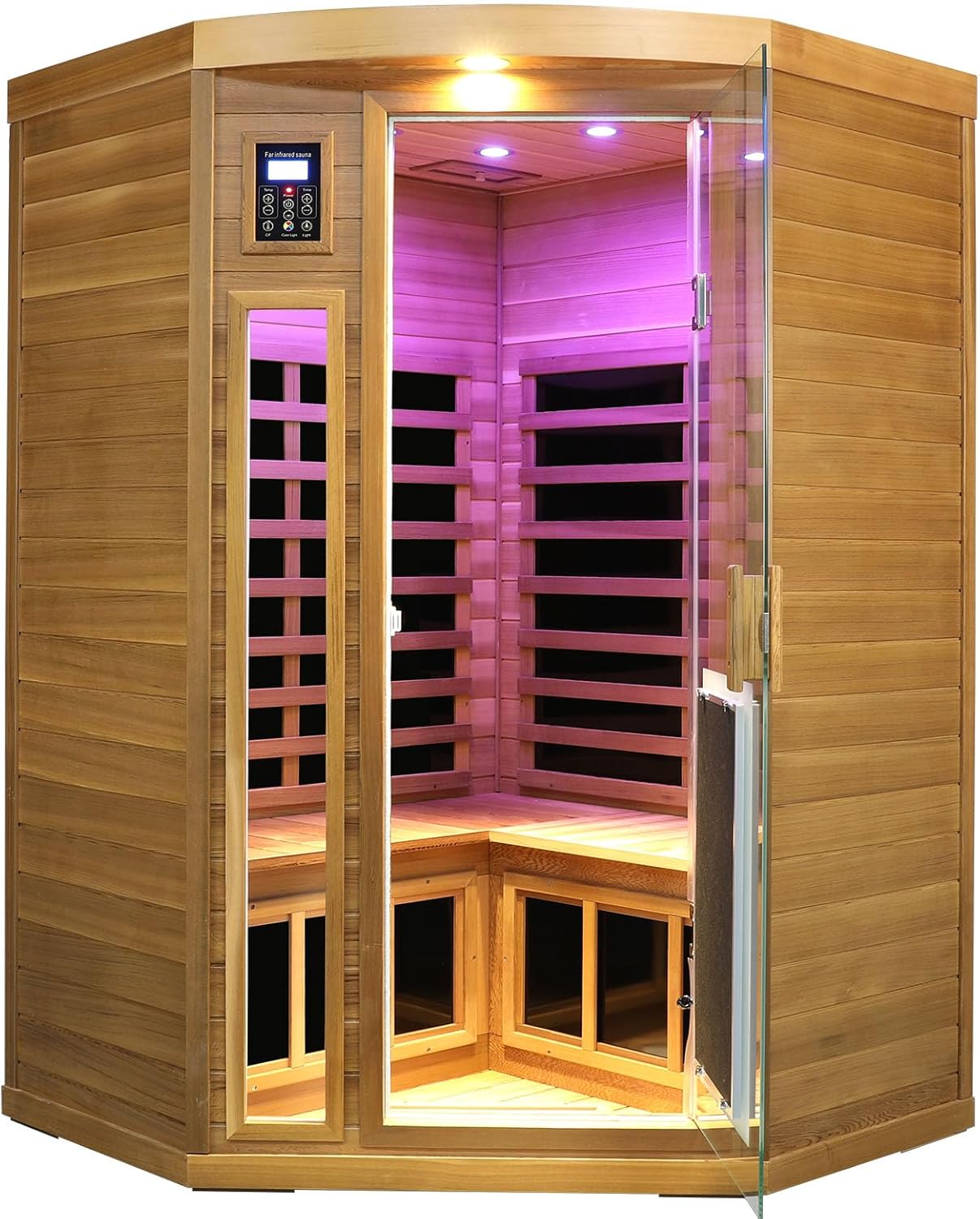 2-3 Person Corner Far Infrared Sauna for Home review
