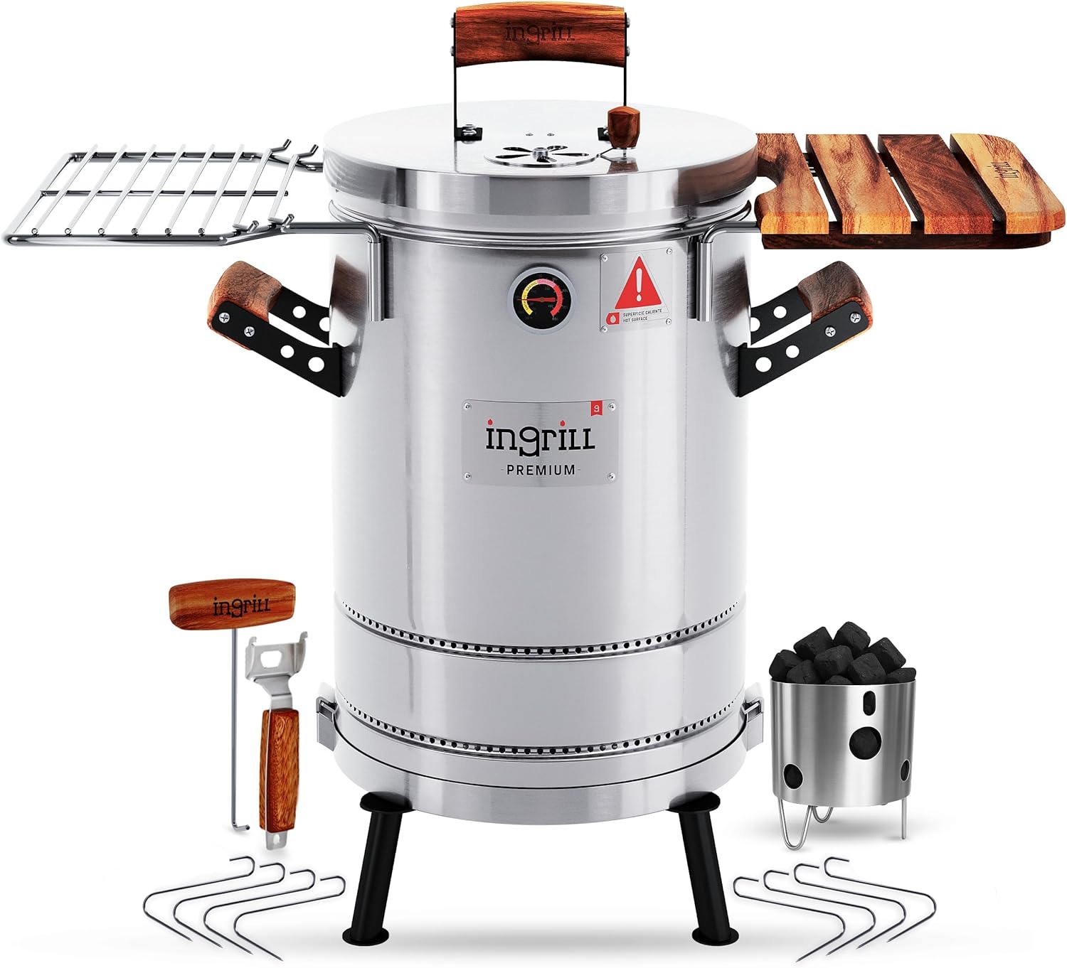 3-in-1 Stainless Steel Smoker Barrel Grill INGRILL review