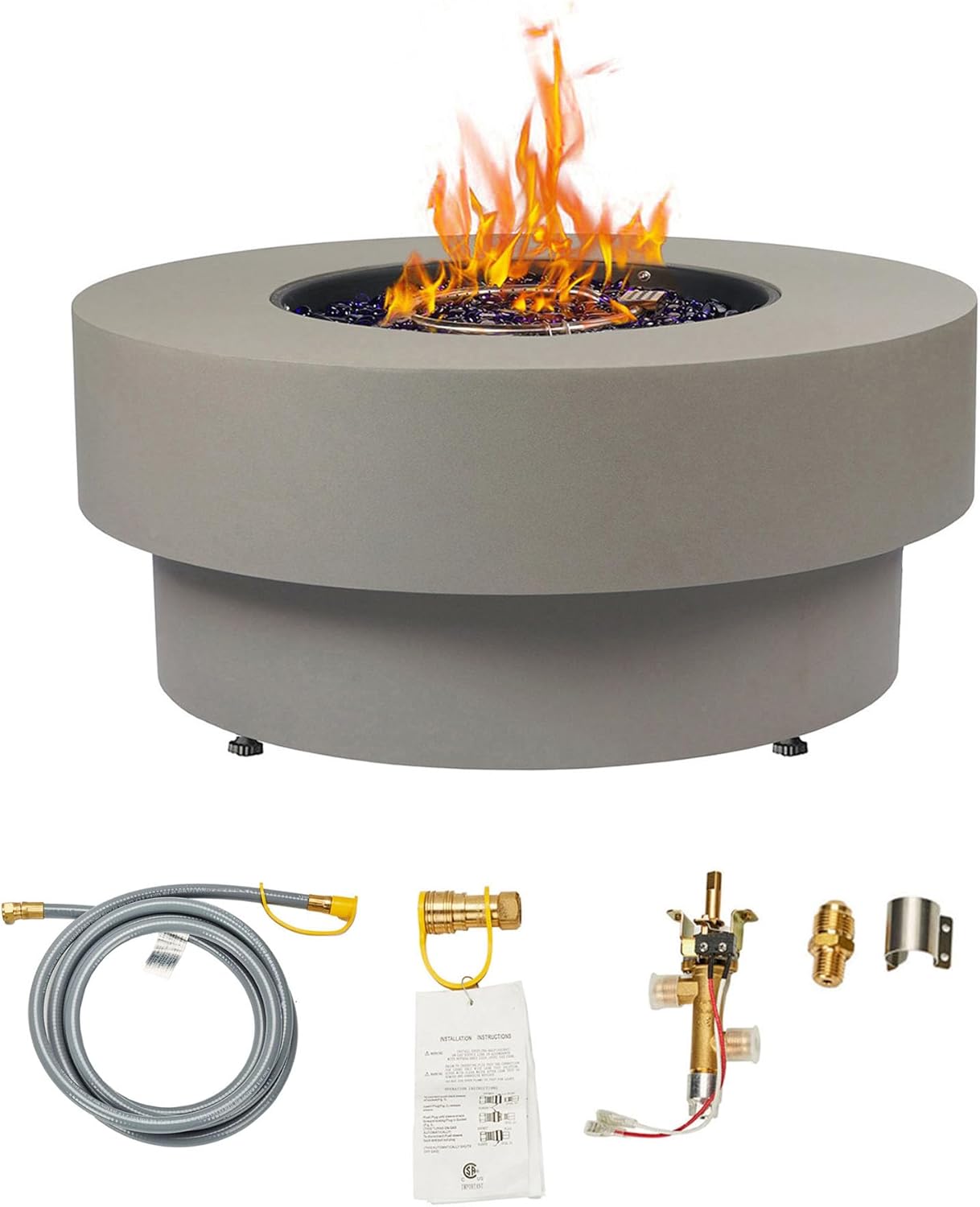 32.5-inch Outdoor Gas Fire Pit Table review