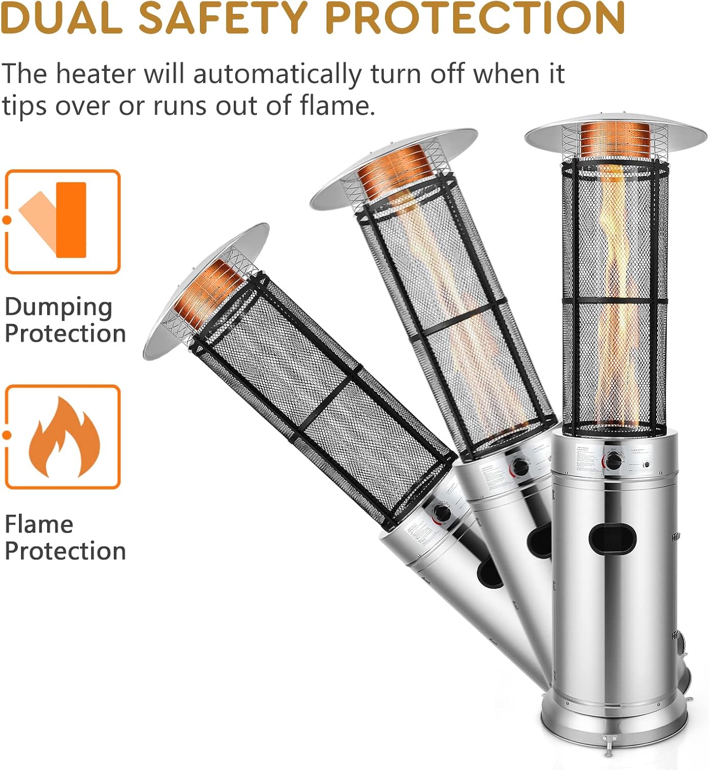 40,000 BTU Propane Patio Heater (Silver) review