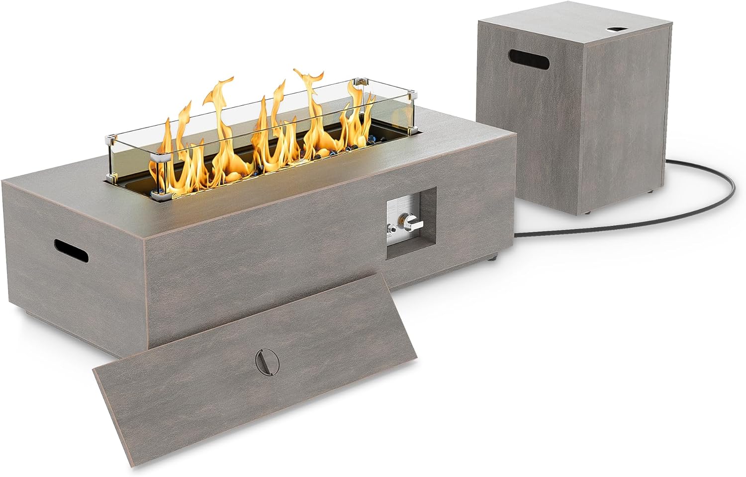 48″ Stone-Look Marble Propane Fire Pit Review