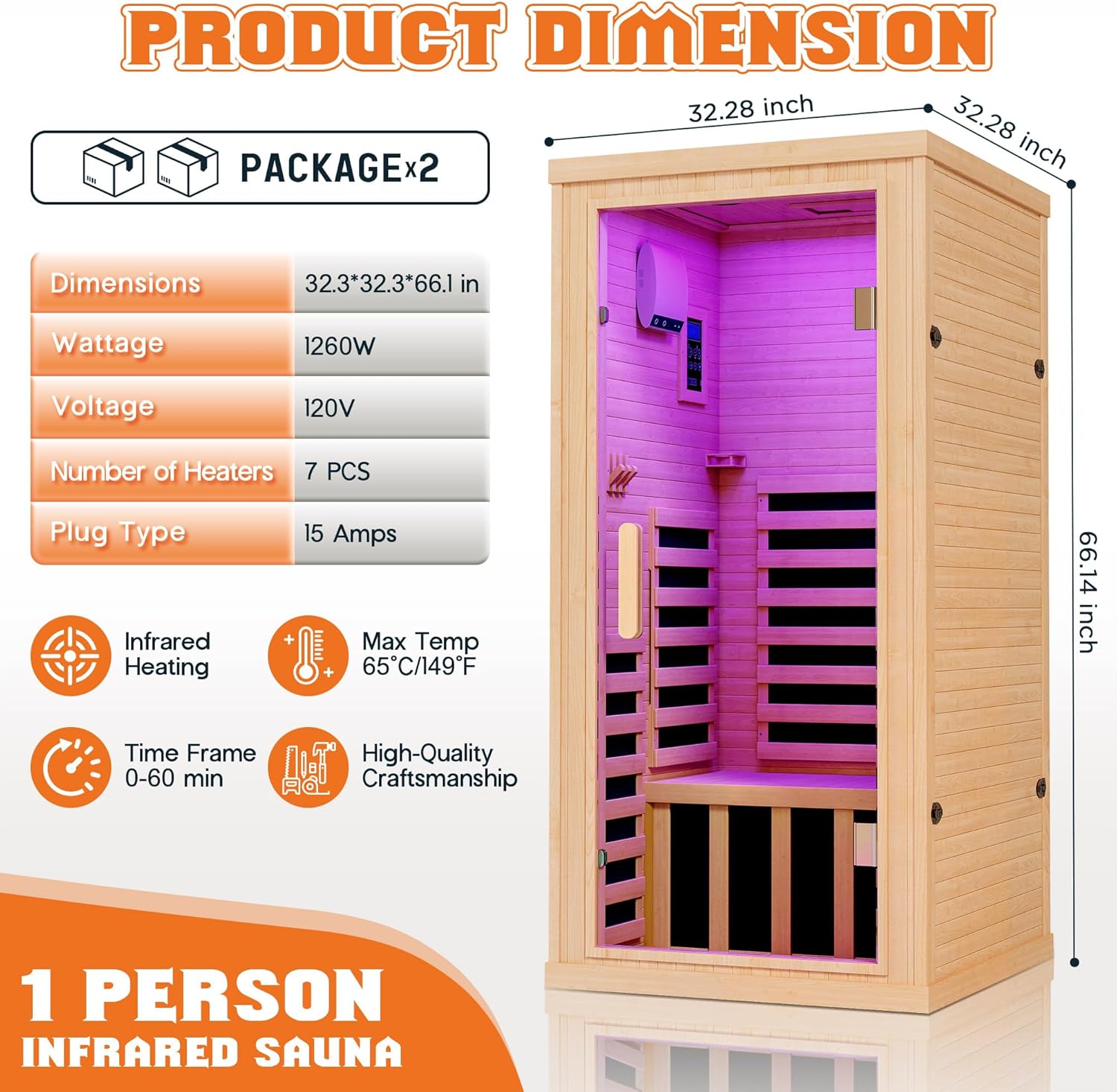 Albott Infrared Sauna 1 Person review