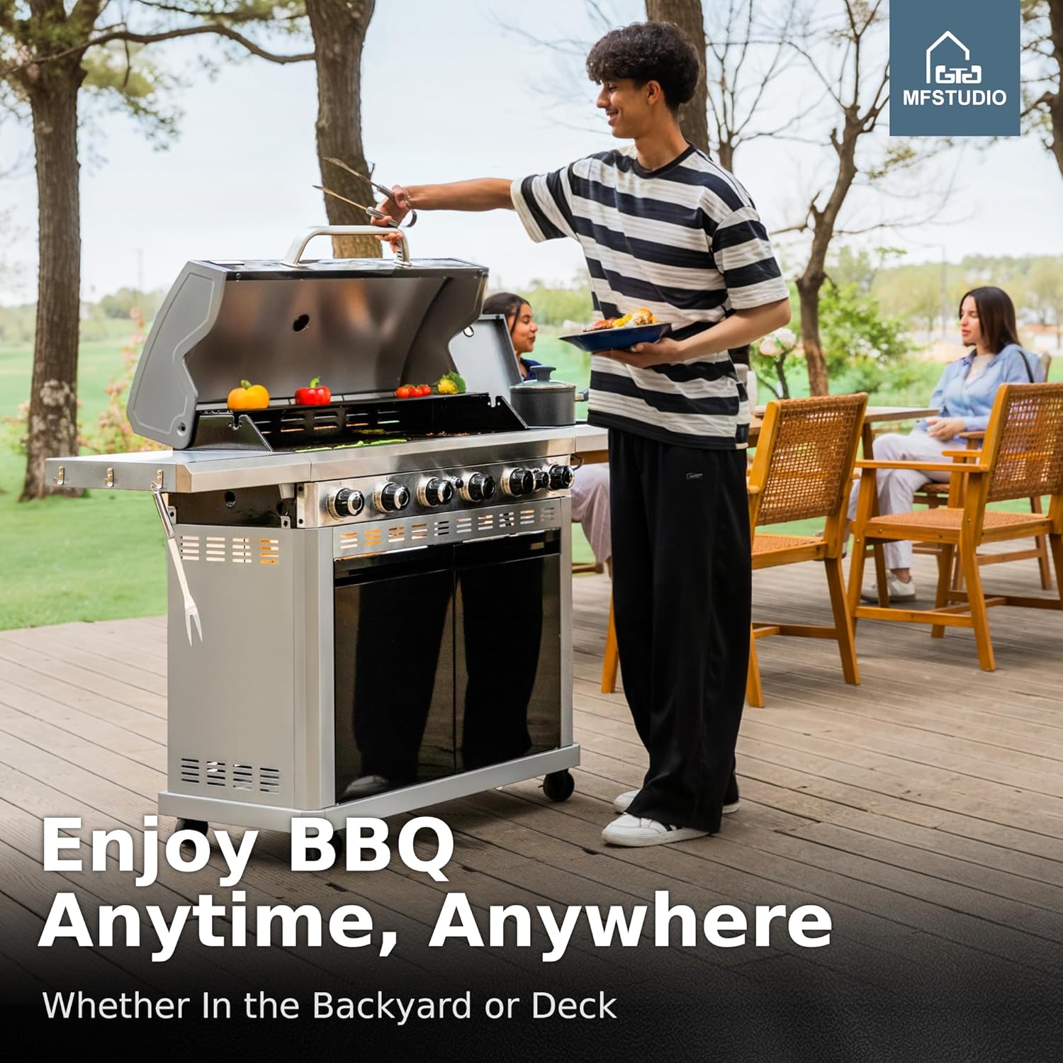 MFSTUDIO 7-Burner BBQ Gas Grill review