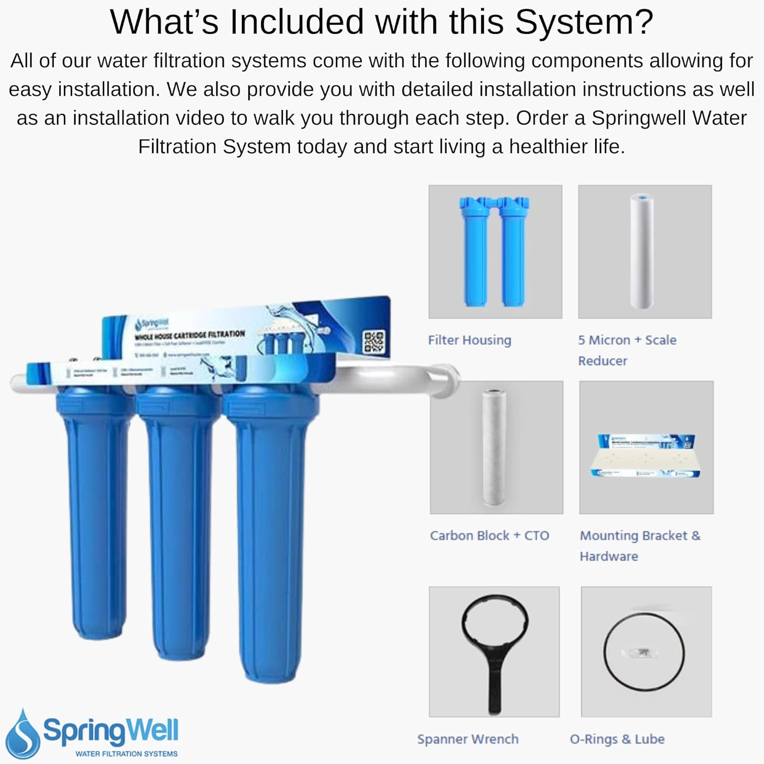 SpringWell Whole House Water Filter Cartridge System review