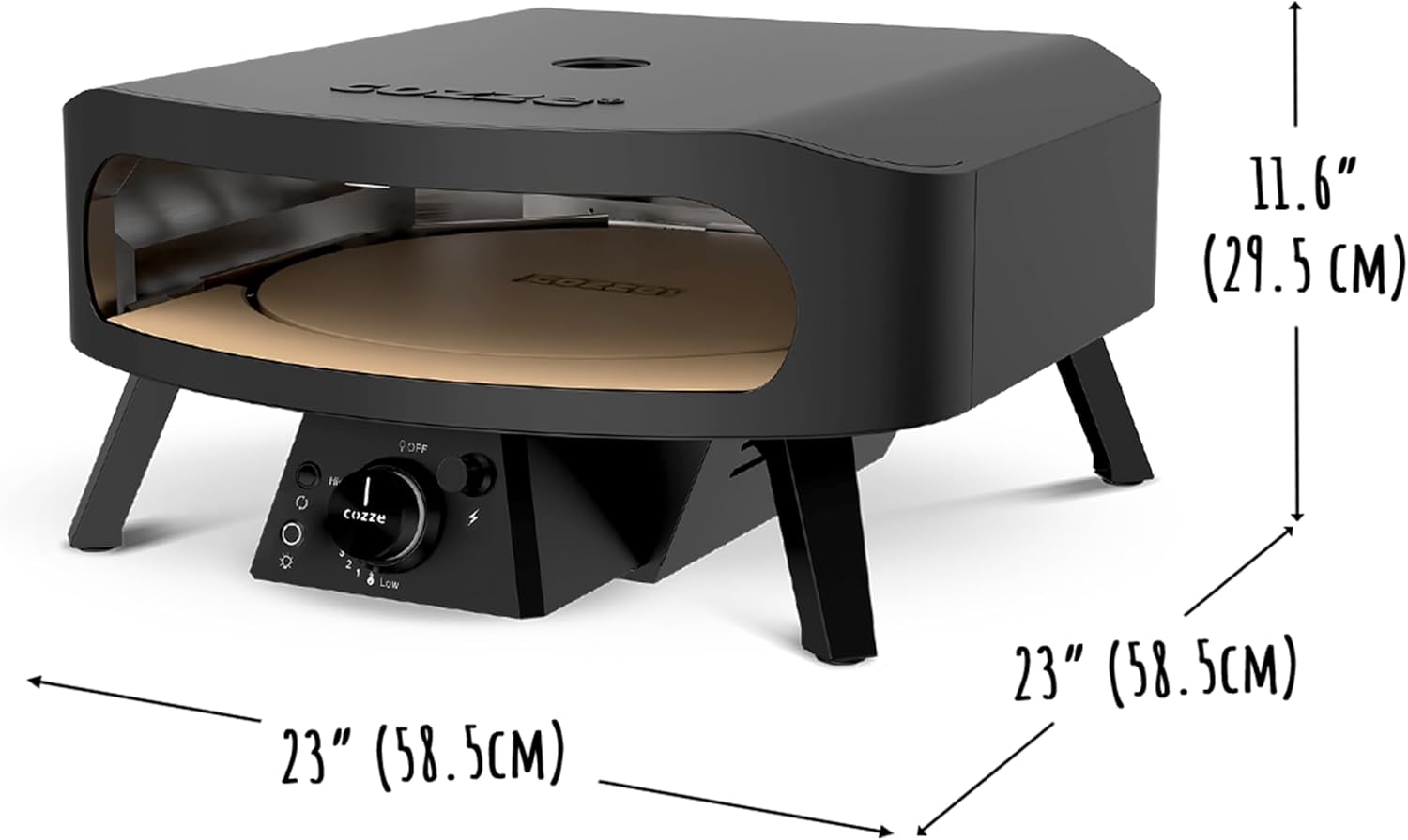 17\” Gas Pizza Oven with Rotating Pizza Stone review