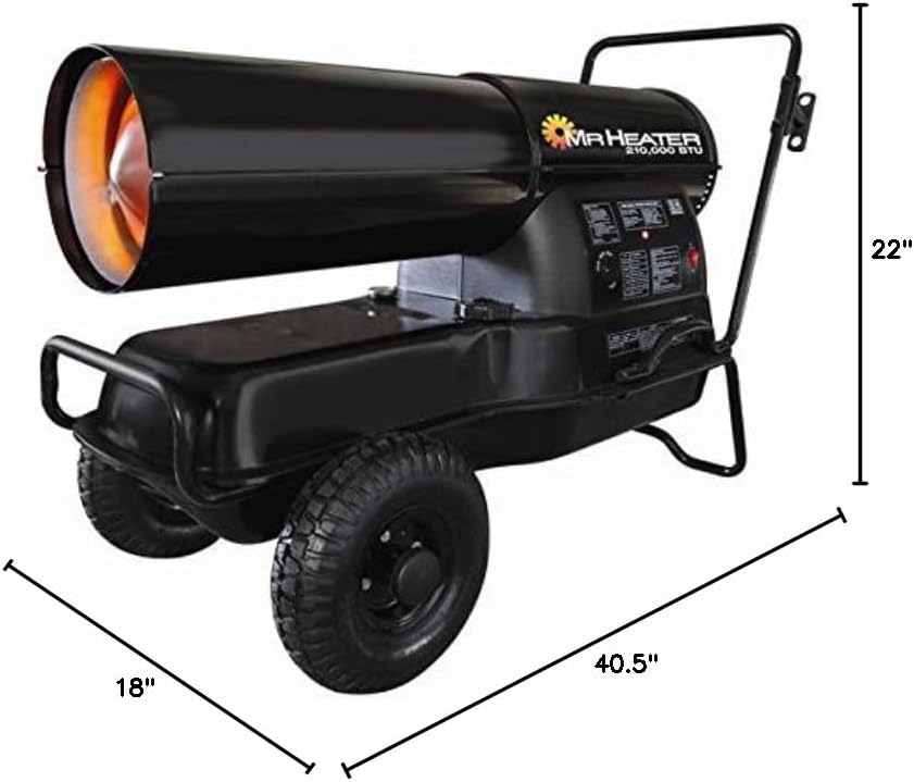 210,000 BTU Forced Air Kerosene Heater review