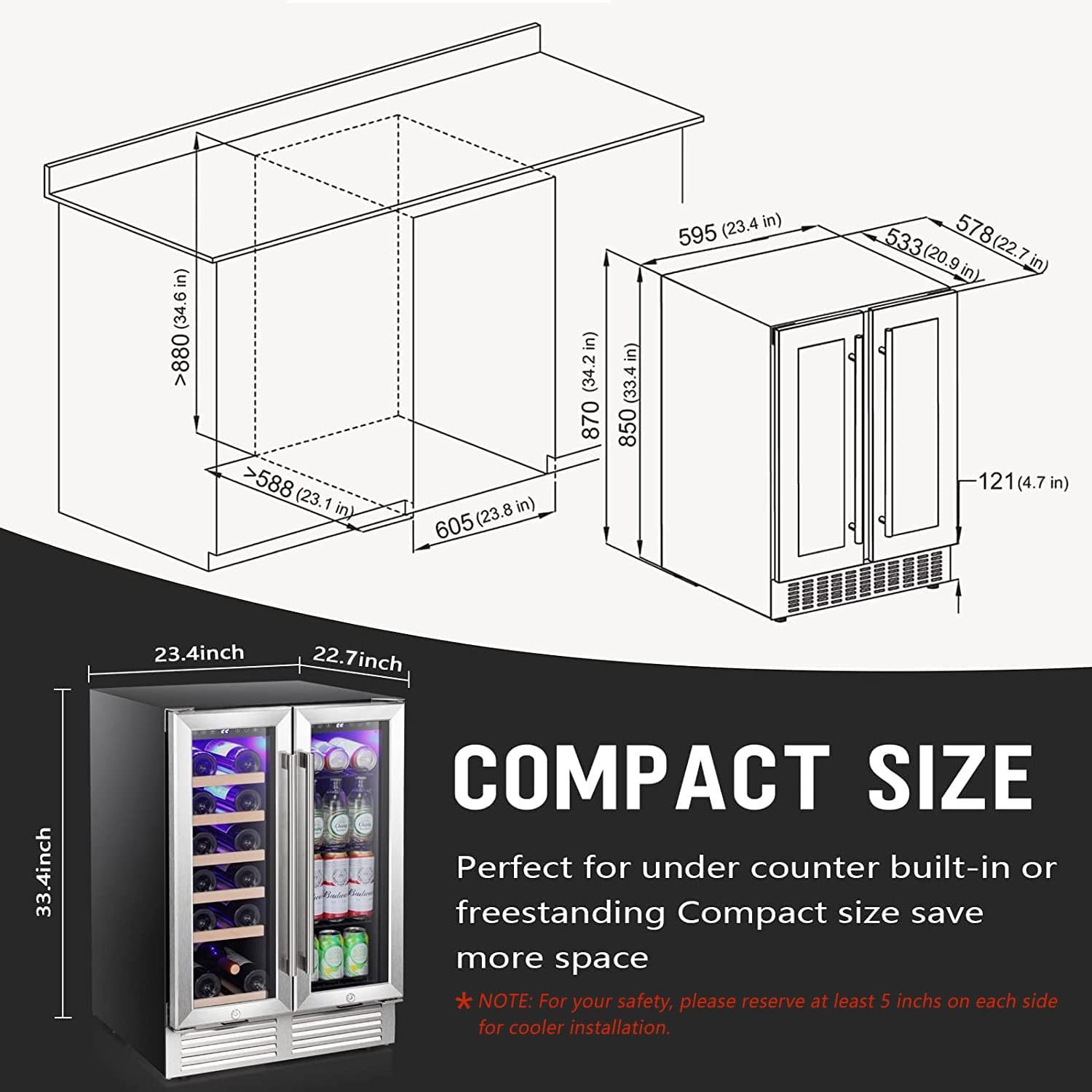Antarctic Star Wine and Beverage Refrigerator review