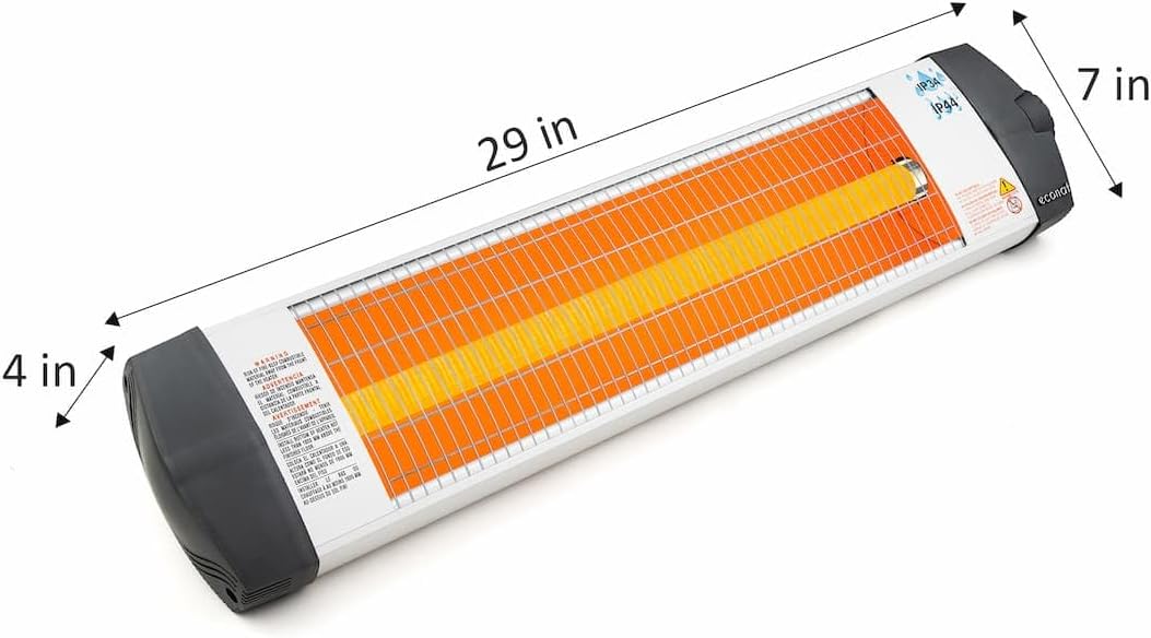 Econat C-15 1500W Electric Patio Heater review