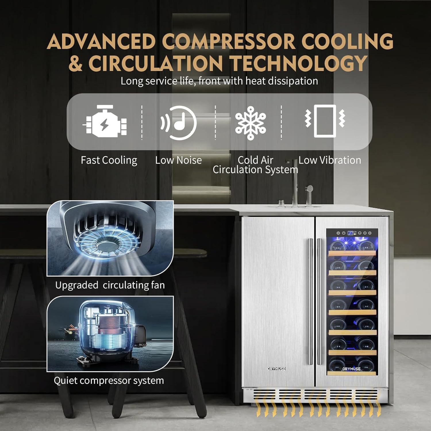 Wine and Beverage Refrigerator 24 Inch Dual Zone review